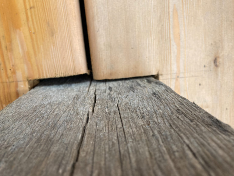incorrectly installed soft wood decking site inspection