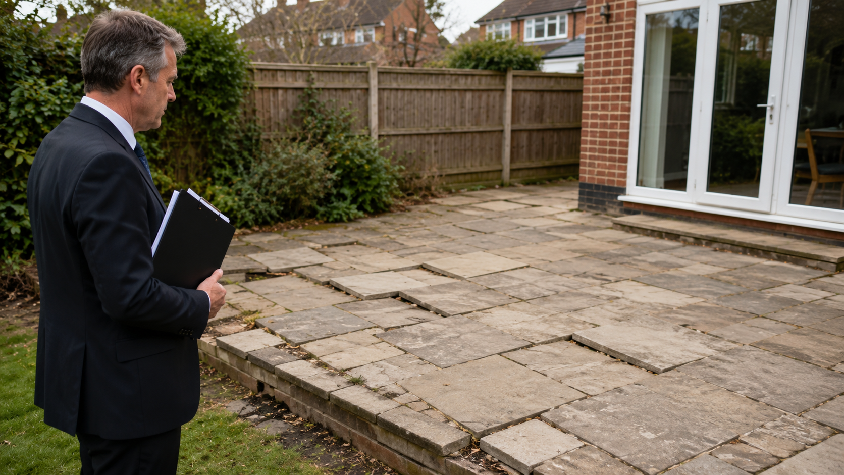 Loose, Moving or Uneven Patio Slabs: Can They Be Repaired or Does the Patio Need Rebuilding